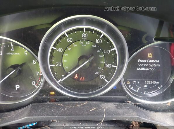 JM1GL1VM3L1517900 2020 MAZDA 6 Black უკანა სავარძლების ხედი