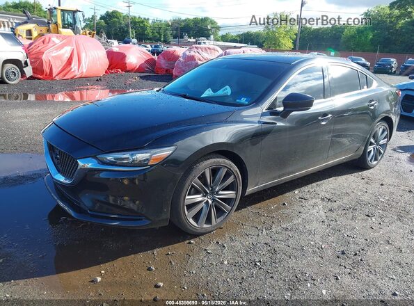 JM1GL1VM3L1522515 2020 MAZDA 6 Черный Передняя левая четверть