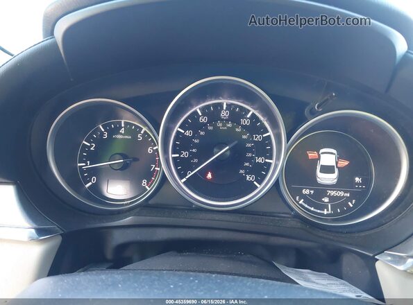 JM1GL1VM3L1522515 2020 MAZDA 6 Черный Вид задних сидений