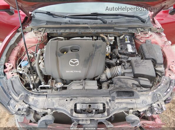 JM1GL1VM3M1608215 2021 MAZDA 6 Red Հետևի տեսք