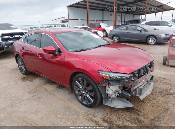 JM1GL1VM3M1608215 2021 MAZDA 6 Red Սալոնի 360 աստիճան տեսք