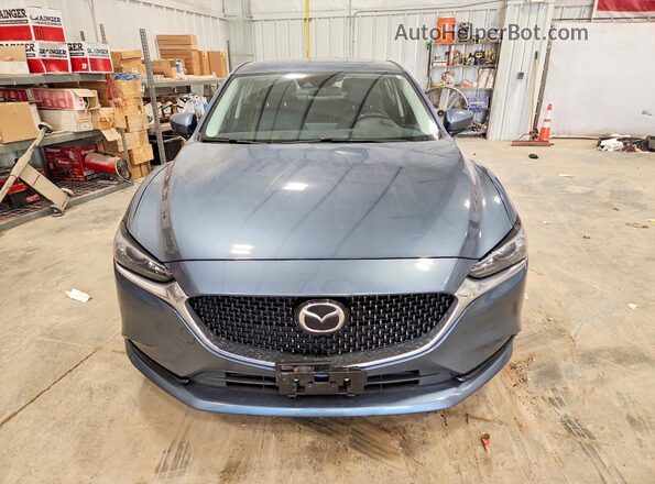 JM1GL1VM4J1310526 2018 MAZDA 6 Blue წინა ხედი