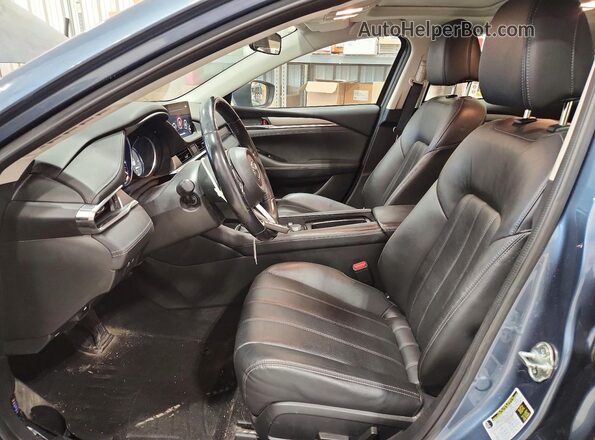 JM1GL1VM4J1310526 2018 MAZDA 6 Blue წინა სალონის ხედი