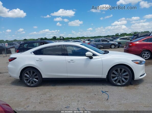 JM1GL1VM4L1520031 2020 MAZDA 6 White Vista interior trasera
