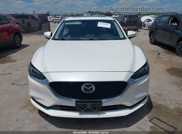 JM1GL1VM4L1520031 2020 MAZDA 6 White Vista del cuadro de instrumentos