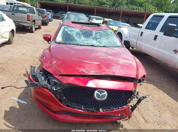JM1GL1VM4M1616176 2021 MAZDA 6 Red Widok wnętrza z tyłu
