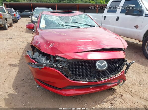 JM1GL1VM4M1616176 2021 MAZDA 6 Red Widok z przodu