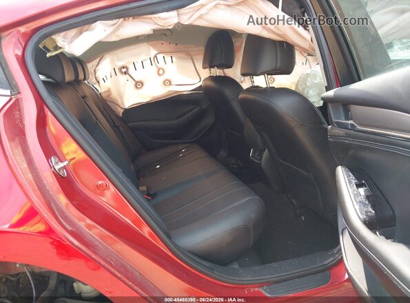 JM1GL1VM4M1616176 2021 MAZDA 6 Red Widok naklejki z numerem VIN