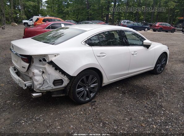 JM1GL1VM5J1328047 2018 MAZDA 6 Белый Задняя правая четверть