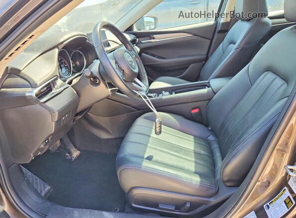 JM1GL1VM5J1331191 2018 MAZDA 6 Gray წინა სალონის ხედი
