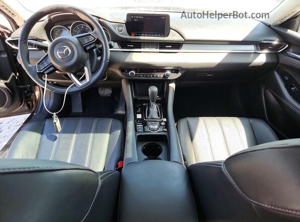 JM1GL1VM5J1331191 2018 MAZDA 6 Gray წინა პანელის ხედი