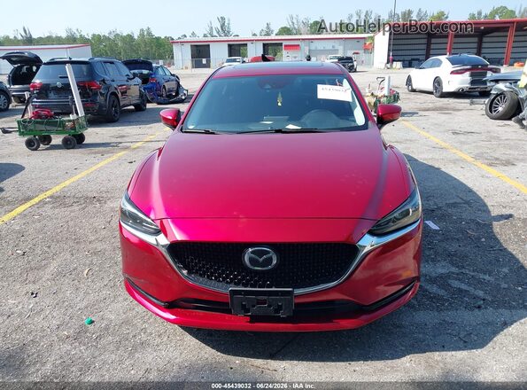 JM1GL1VM6J1311600 2018 MAZDA 6 Красный Вид щитка приборов
