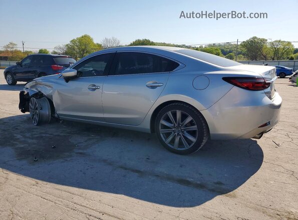 JM1GL1VM6J1313895 2018 MAZDA 6 Silver Trasero izquierdo