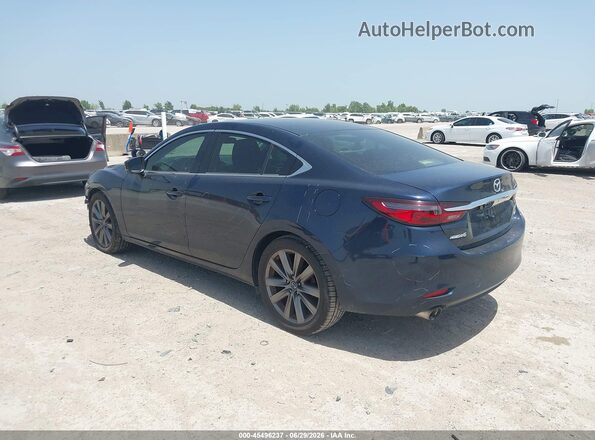 JM1GL1VM6J1332334 2018 MAZDA 6 Blue Հետևի ձախ