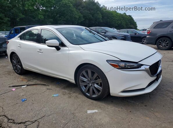 JM1GL1VM6L1514747 2020 MAZDA 6 Белый Передняя правая четверть