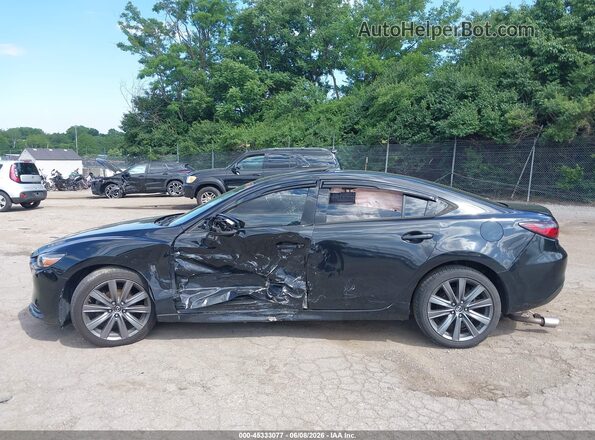 JM1GL1VM7J1322847 2018 MAZDA 6 Black Widok wnętrza z tyłu
