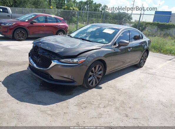 JM1GL1VM8J1313381 2018 MAZDA 6 Gray Front left