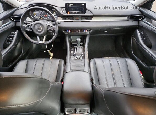 JM1GL1VM8K1505725 2019 MAZDA 6 Gray Առջևի վահանակի տեսք