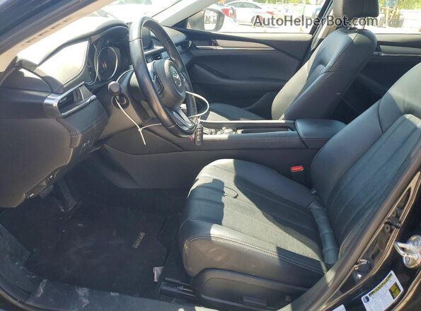 JM1GL1VM8K1509435 2019 MAZDA 6 Black Вид салону спереду