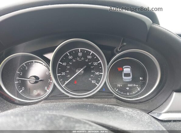 JM1GL1VM8L1511784 2020 MAZDA 6 Blue უკანა სავარძლების ხედი