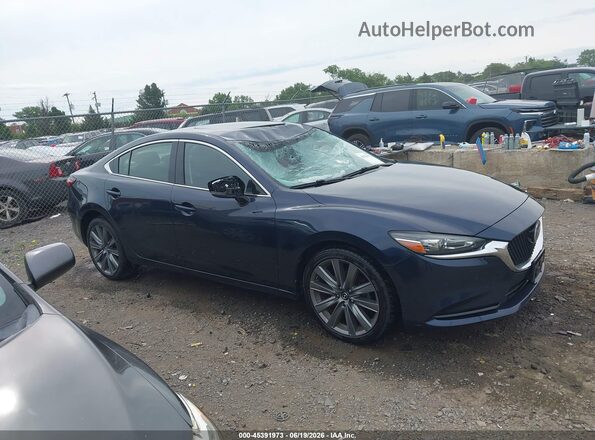JM1GL1VM8L1511784 2020 MAZDA 6 Blue უკანა სალონის ხედი