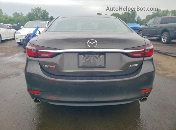 JM1GL1VM9J1315849 2018 MAZDA 6 Gray Rear view