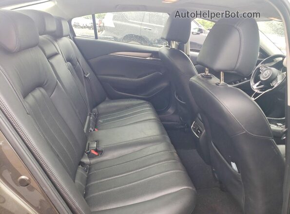 JM1GL1VM9J1315849 2018 MAZDA 6 Gray Rear seats view