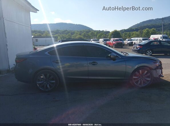 JM1GL1VM9J1329895 2018 MAZDA 6 Blue Вид задньої частини салону