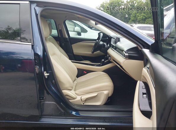 JM1GL1VM9M1618473 2021 MAZDA 6 Синий Вид салона спереди