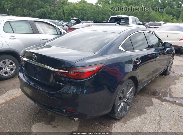 JM1GL1VM9M1618473 2021 MAZDA 6 Синий Задняя правая четверть
