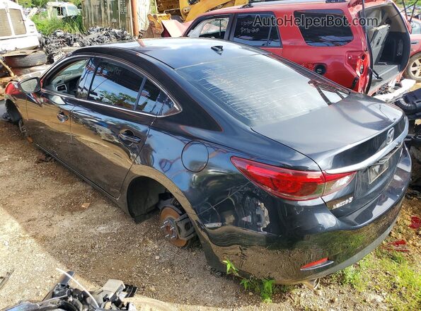 JM1GL1W50H1107022 2017 MAZDA 6 Black უკანა მარცხენა