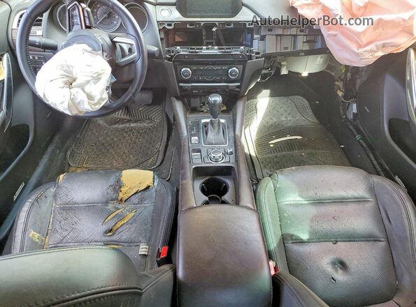 JM1GL1W50H1107022 2017 MAZDA 6 Black წინა პანელის ხედი