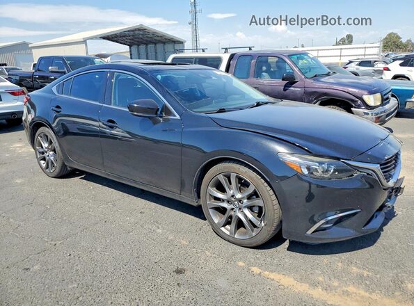 JM1GL1W52H1105823 2017 MAZDA 6 Black Przód prawy