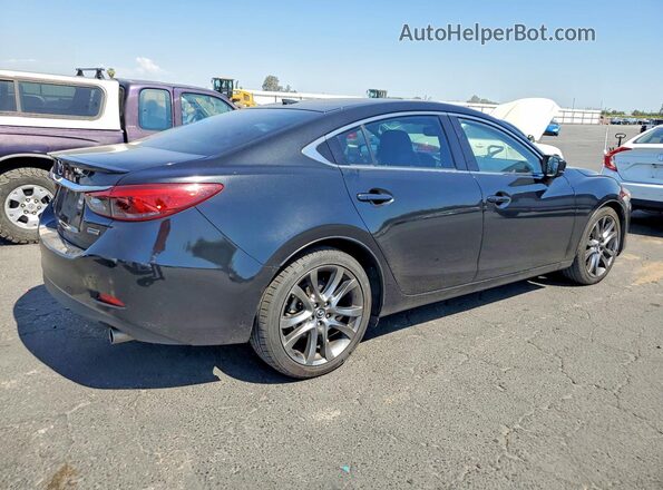 JM1GL1W52H1105823 2017 MAZDA 6 Black Tył prawy