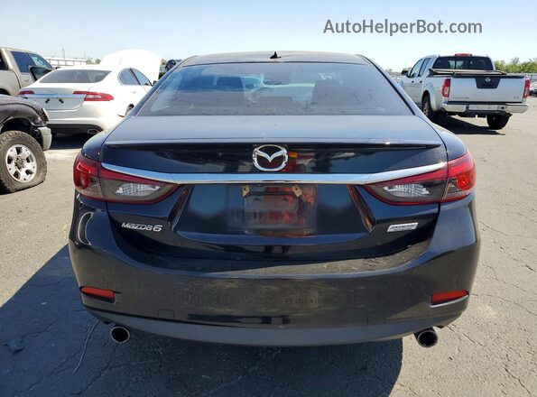 JM1GL1W52H1105823 2017 MAZDA 6 Black Widok z tyłu