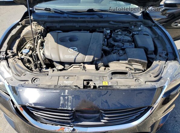 JM1GL1W52H1105823 2017 MAZDA 6 Black Widok wnętrza z tyłu