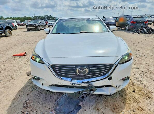 JM1GL1W52H1139857 2017 MAZDA 6 White Вид спереду