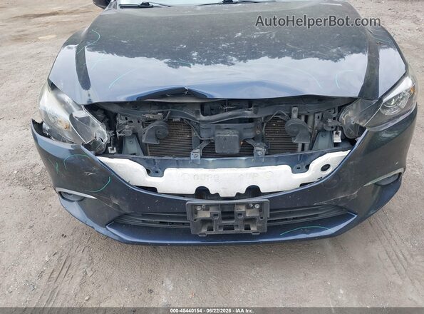 JM1GL1W53H1105281 2017 MAZDA 6 Blue Widok z przodu