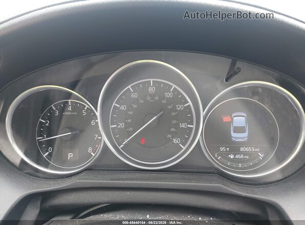 JM1GL1W53H1105281 2017 MAZDA 6 Blue Widok tylnych siedzeń