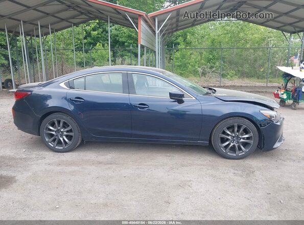 JM1GL1W53H1105281 2017 MAZDA 6 Blue Widok wnętrza z tyłu
