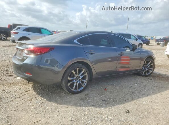JM1GL1W53H1145120 2017 MAZDA 6 Charcoal უკანა მარჯვენა
