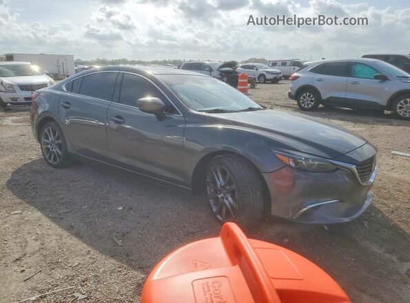 JM1GL1W53H1145120 2017 MAZDA 6 Charcoal წინა მარჯვენა