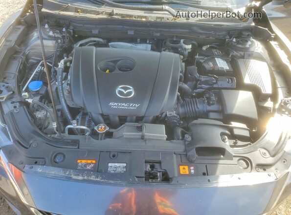JM1GL1W53H1145120 2017 MAZDA 6 Charcoal უკანა სალონის ხედი