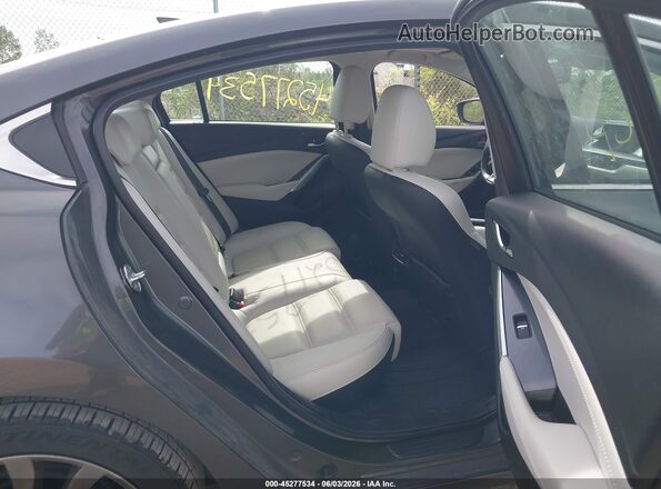JM1GL1W56H1139019 2017 MAZDA 6 Gray Vista de la etiqueta del VIN