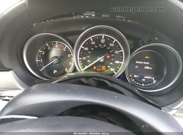 JM1GL1WY0J1307043 2018 MAZDA 6 Black Widok tylnych siedzeń