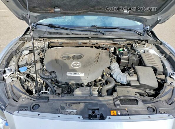 JM1GL1WY1J1334767 2018 MAZDA 6 Silver Вид задньої частини салону