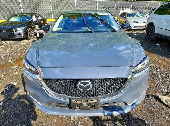 JM1GL1WY3M1609978 2021 MAZDA 6 Gray Դիմացի տեսք