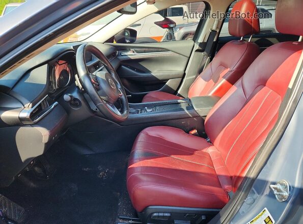 JM1GL1WY3M1609978 2021 MAZDA 6 Gray Սալոնի դիմացի տեսք