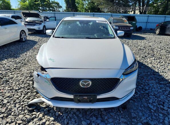JM1GL1WY4K1508588 2019 MAZDA 6 White Vista frontal