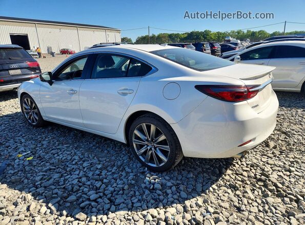 JM1GL1WY4K1508588 2019 MAZDA 6 White Trasero izquierdo